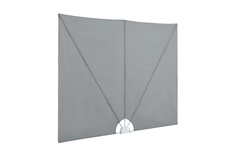 Sammenleggbar sidemarkise for terrasse grå 240x160 cm - Tekstiler - Gardiner - Rullegardin
