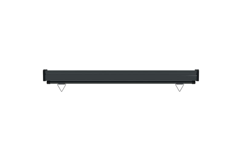 Sidemarkise for balkong 117x250 cm grå - Grå - Hagemøbler - Solbeskyttelse - Markiser
