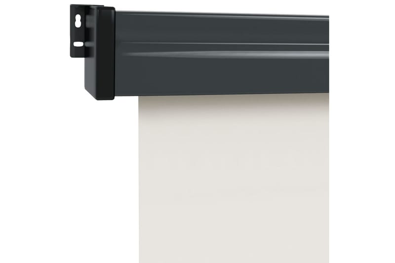 Sidemarkise for balkong 117x250 cm kremhvit - Krem - Hagemøbler - Solbeskyttelse - Markiser
