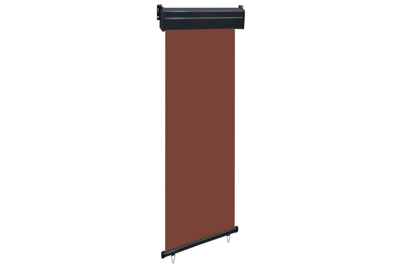 Sidemarkise for balkong 60x250 cm brun - Brun - Hagemøbler - Balkong - Sikkerhet & vindbeskyttelse balkong - Balkongbeskyttelse