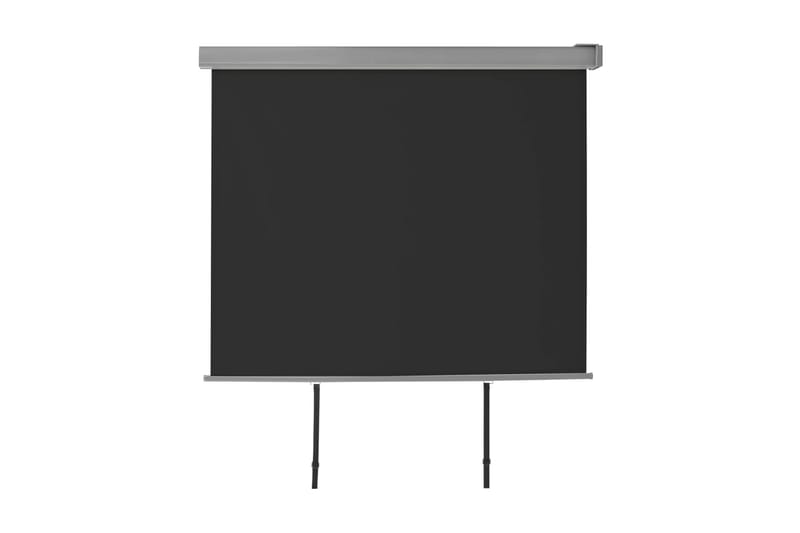 Sidemarkise for balkong multifunksjonell 150x200 cm svart - Hagemøbler - Solbeskyttelse - Markiser - Sidemarkise