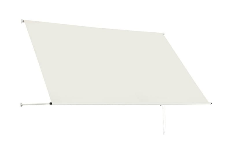 Uttrekkbar markise 250x150 cm kremhvit - Hagemøbler - Solbeskyttelse - Markiser