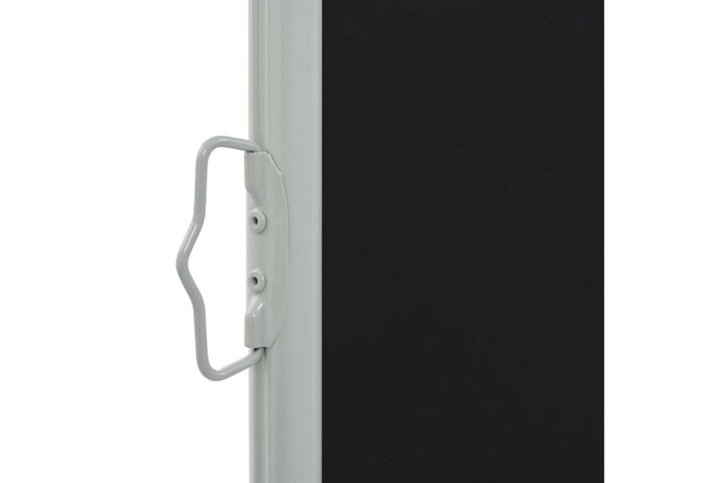 Uttrekkbar sidemarkise 100 x 300 cm svart - Hagemøbler - Solbeskyttelse - Markiser