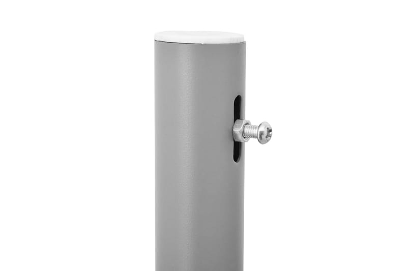 Uttrekkbar sidemarkise 600x160 cm grå - Grå - Hagemøbler - Solbeskyttelse - Markiser