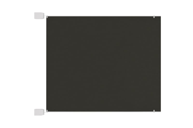 Vertikal markise antrasitt 100x600 cm oxford stoff - Antrasittgrå - Hagemøbler - Solbeskyttelse - Markiser