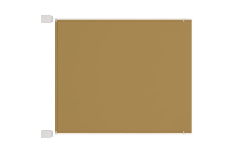 Vertikal markise beige 180x360 cm oxford stoff - Beige - Hagemøbler - Solbeskyttelse - Markiser
