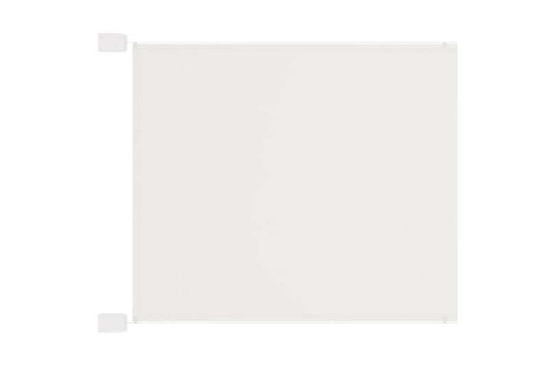 Vertikal markise hvit 100x360 cm oxford stoff - Hvit - Hagemøbler - Solbeskyttelse - Markiser