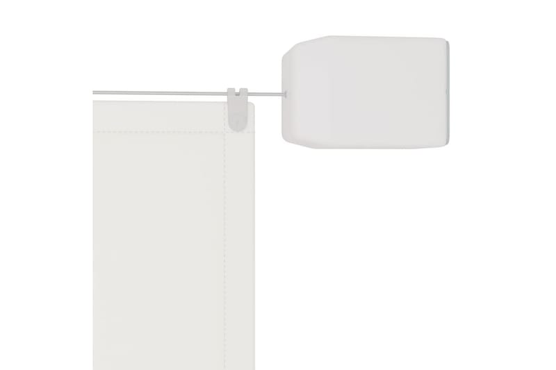 Vertikal markise hvit 100x600 cm oxford stoff - Hvit - Hagemøbler - Solbeskyttelse - Markiser