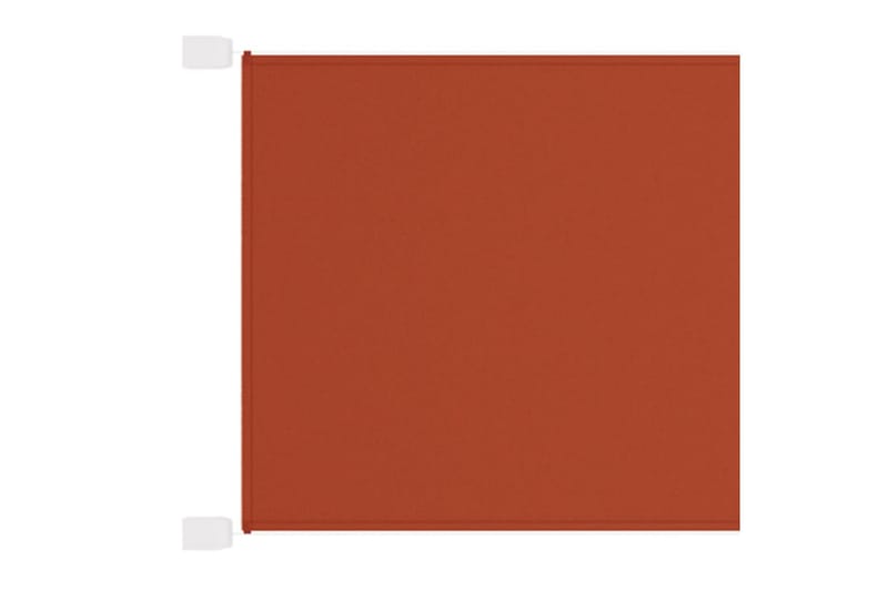 Vertikal markise terrakotta 100x1200 cm oxford stoff - Rød - Hagemøbler - Solbeskyttelse - Markiser