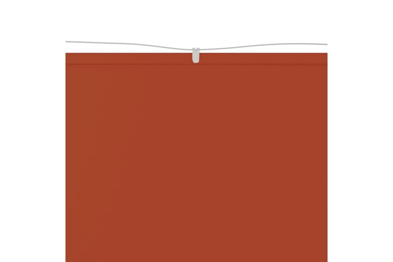 Vertikal markise terrakotta 100x360 cm oxford stoff - Rød - Hagemøbler - Solbeskyttelse - Markiser