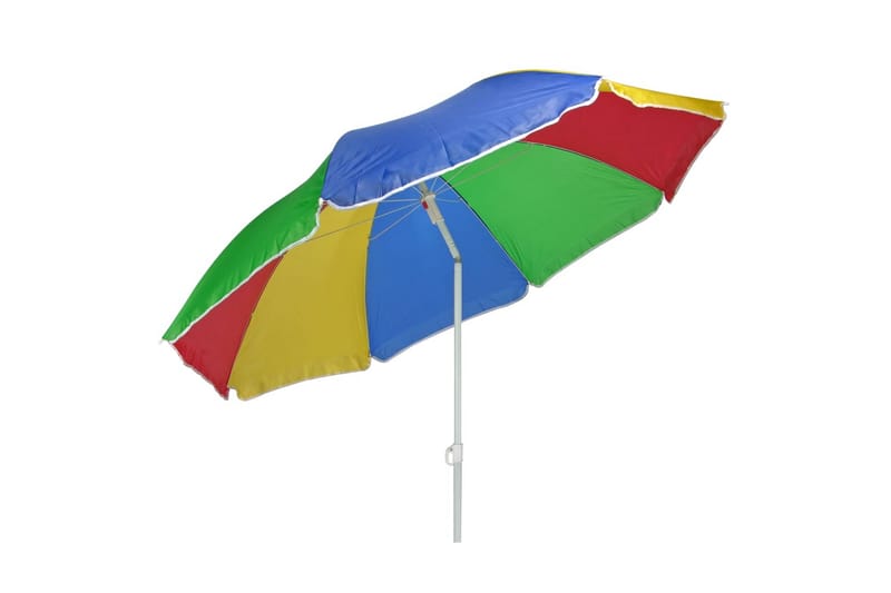 HI Strandparasoll 150 cm flerfarget - Hagemøbler - Solbeskyttelse - Parasoller