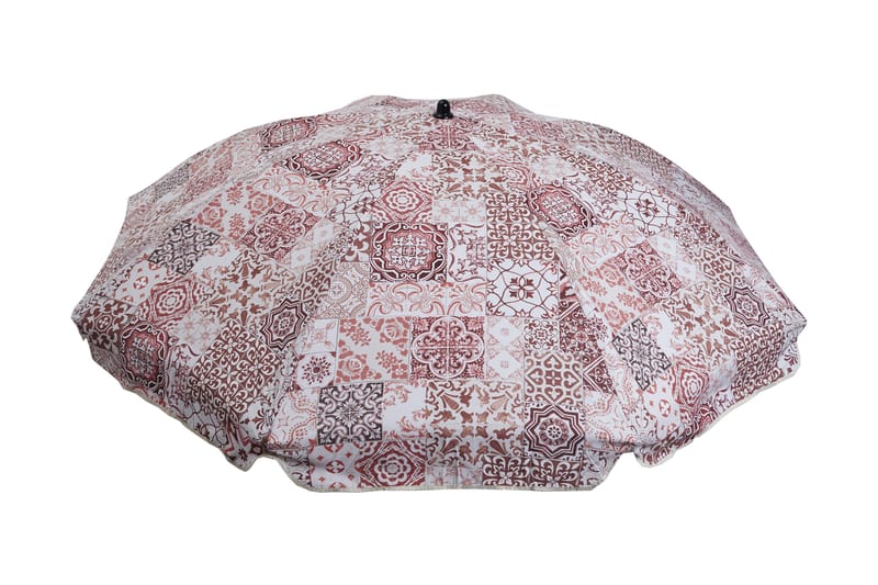 Morocco Parasoll Rød/Hvit - Hagemøbler - Solbeskyttelse - Parasoller