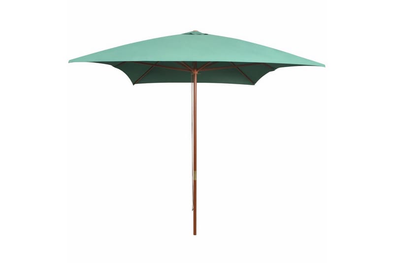 Parasoll 200x300 cm trestang grønn - Grønn - Hagemøbler - Solbeskyttelse - Parasoller