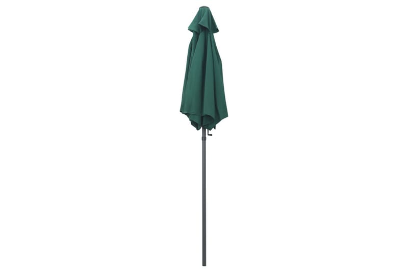 Parasoll grønn 200x211 cm aluminium - Hagemøbler - Solbeskyttelse - Parasoller