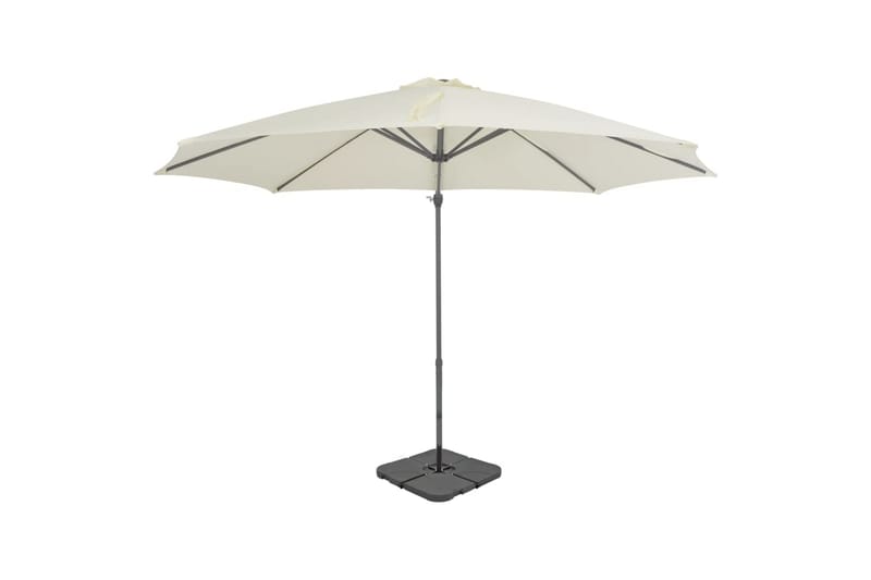 Utendørs parasoll med bӕrbar base sand - Hagemøbler - Solbeskyttelse - Parasoller