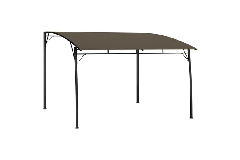 Hagemarkise 3x3x2,25 m gråbrun - Taupe - Hagemøbler - Solbeskyttelse - Paviljonger - Komplett paviljong