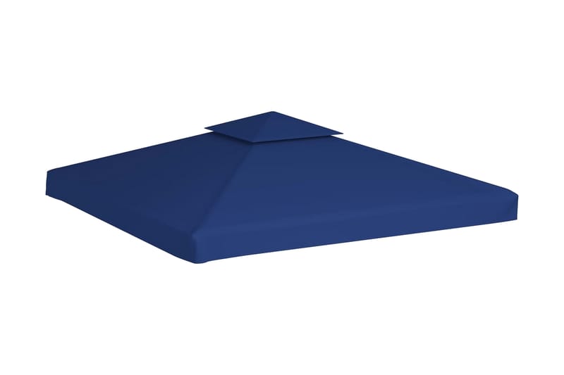 Lysthus dekke baldakin erstatning 310 g/ m² mørk blå 3 x 3 m - Hagemøbler - Solbeskyttelse - Paviljonger - Paviljongtak