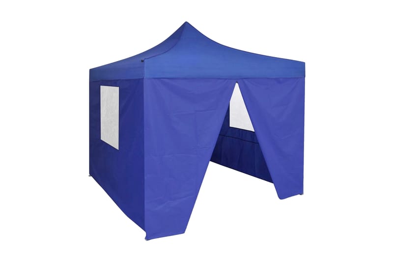 Sammenleggbart telt med 4 vegger 3 x 3 m blå - Hage - Utemiljø - Utendørsoppbevaring - Hagetelt & oppbevaringstelt