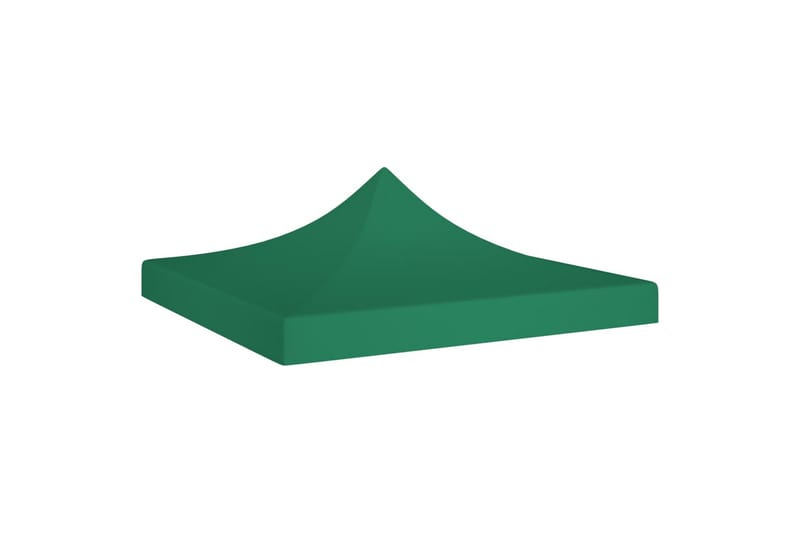 Teltduk for festtelt 2x2 m grønn 270 g/m² - grønn - Hagemøbler - Solbeskyttelse - Paviljonger - Paviljongtak