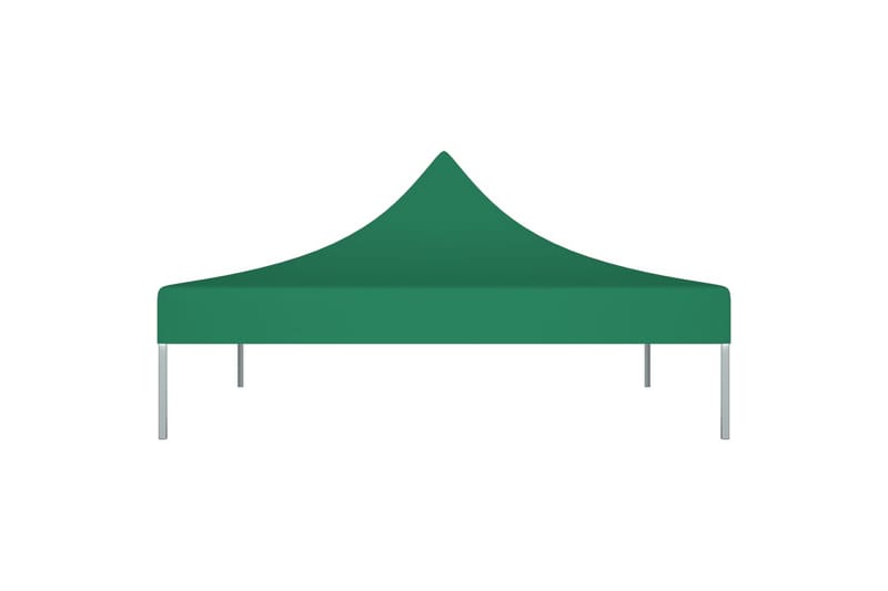 Teltduk for festtelt 2x2 m grønn 270 g/m² - grønn - Hagemøbler - Solbeskyttelse - Paviljonger - Paviljongtak