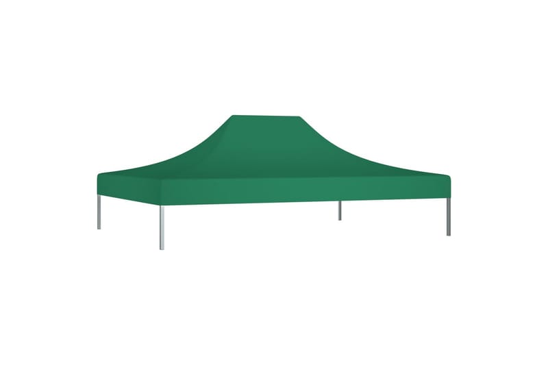 Teltduk for festtelt 4x3 m grønn 270 g/m² - grønn - Hagemøbler - Solbeskyttelse - Paviljonger - Paviljongtak