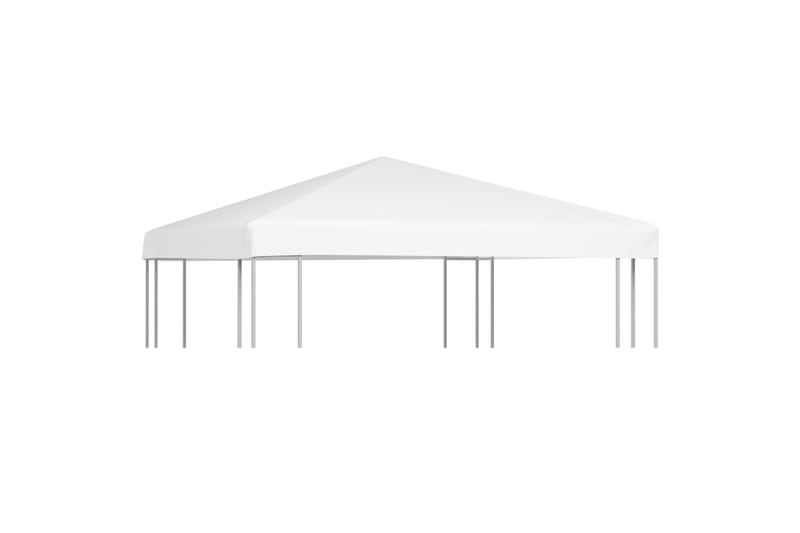 Toppduk til paviljong 270 g/m² 3x3 m hvit - Hvit - Hagemøbler - Solbeskyttelse - Paviljonger - Paviljongtak