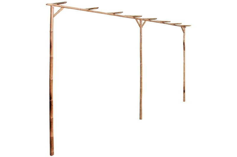 Pergola bambus 385x40x205 cm - Hagemøbler - Solbeskyttelse - Pergola