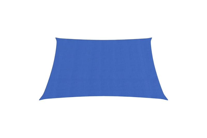 Solseil 160 g/m² blå 2x2 m HDPE - Blå - Hagemøbler - Solbeskyttelse - Solseil