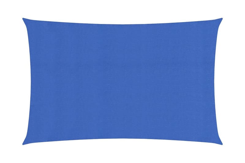 Solseil 160 g/m² blå 2x5 m HDPE - Blå - Hagemøbler - Solbeskyttelse - Solseil