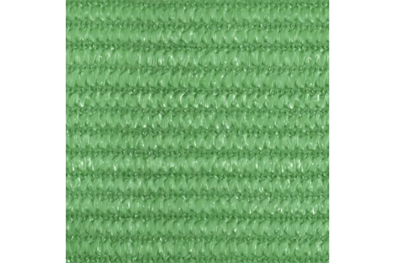 Solseil 160 g/m² lysegrønn 2x4 m HDPE - grønn - Hagemøbler - Solbeskyttelse - Solseil