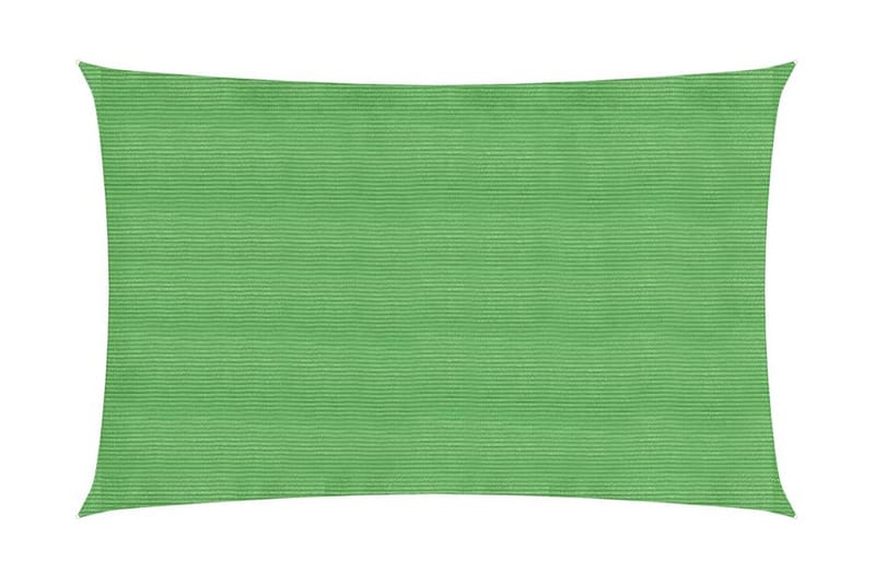 Solseil 160 g/m² lysegrønn 2x4,5 m HDPE - grønn - Hagemøbler - Solbeskyttelse - Solseil
