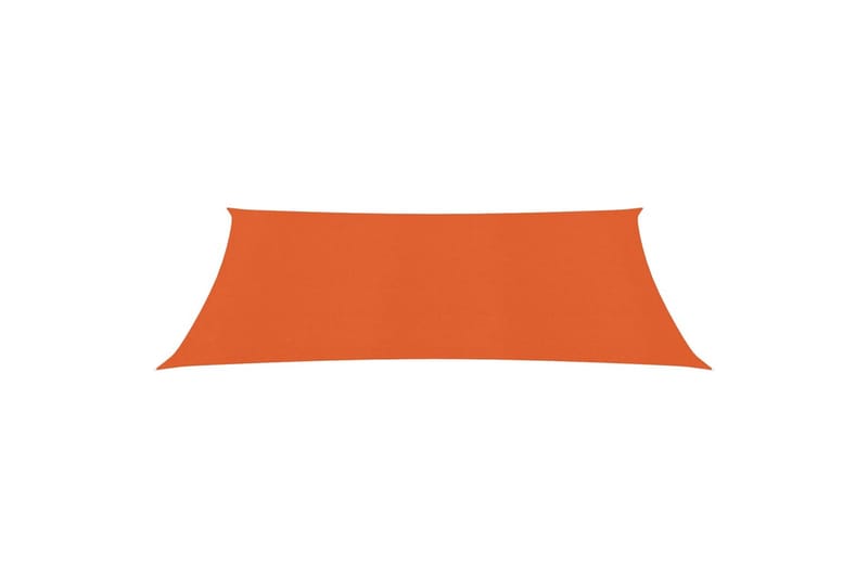 Solseil 160 g/m² oransje 2,5x3,5 m HDPE - Oransj - Hagemøbler - Solbeskyttelse - Solseil