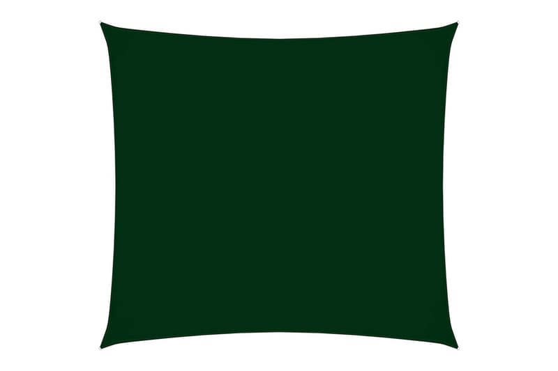 Solseil oxfordstoff firkantet 3,6x3,6 m mørkegrønn - grønn - Hagemøbler - Solbeskyttelse - Solseil