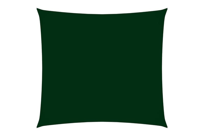 Solseil oxfordstoff firkantet 6x6 m mørkegrønn - grønn - Hagemøbler - Solbeskyttelse - Solseil