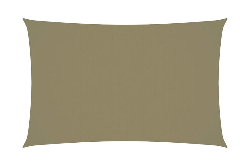 Solseil oxfordstoff rektangulær 2x5 m beige - Beige - Hagemøbler - Solbeskyttelse - Solseil