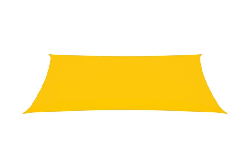 Solseil oxfordstoff rektangulær 2x5 m gul - Gul - Hagemøbler - Solbeskyttelse - Solseil