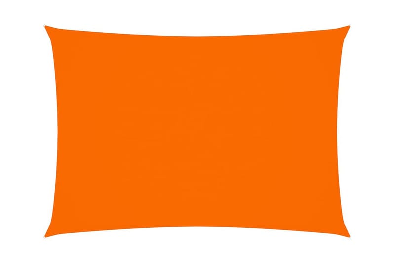 Solseil oxfordstoff rektangulær 3,5x5 m oransje - Oransj - Hagemøbler - Solbeskyttelse - Solseil