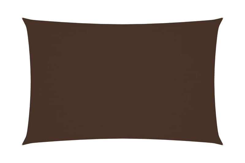 Solseil oxfordstoff rektangulær 4x7 m brun - Brun - Hagemøbler - Solbeskyttelse - Solseil