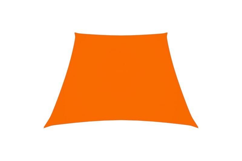 Solseil oxfordstoff trapesformet 3/4x3 m oransje - Oransj - Hagemøbler - Solbeskyttelse - Solseil