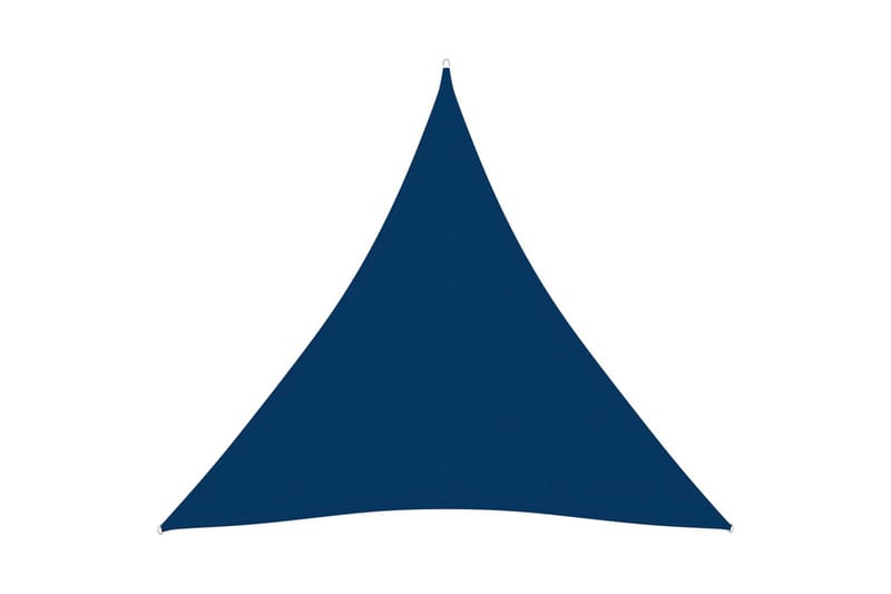 Solseil oxfordstoff trekantet 5x6x6 m blå - Blå - Hagemøbler - Solbeskyttelse - Solseil
