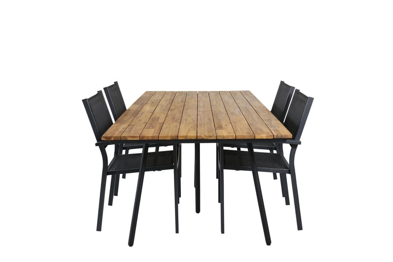 Chasti Spisebord med 4 Capprino Spisestoler - Hagemøbler - Hagegruppe - Spisegrupper hage