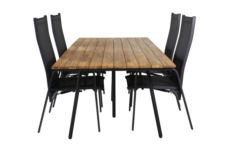 Chasti Spisebord med 4 Capprino Spisestoler - Hagemøbler - Utegruppe - Spisegrupper hage