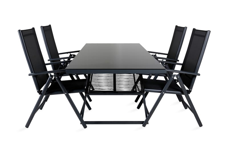 Donny Spisebord med 4 Bulwo Spisestoler - Møbler - Sofaer - Sofaer med sjeselong