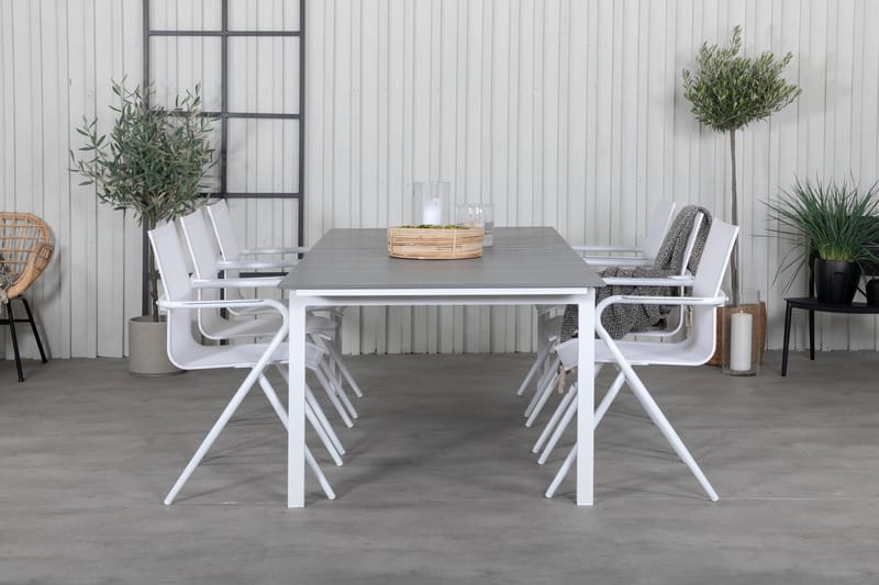 Lourda Spisebord med 6 Alling Spisestoler - Hagemøbler - Utegruppe - Spisegrupper hage