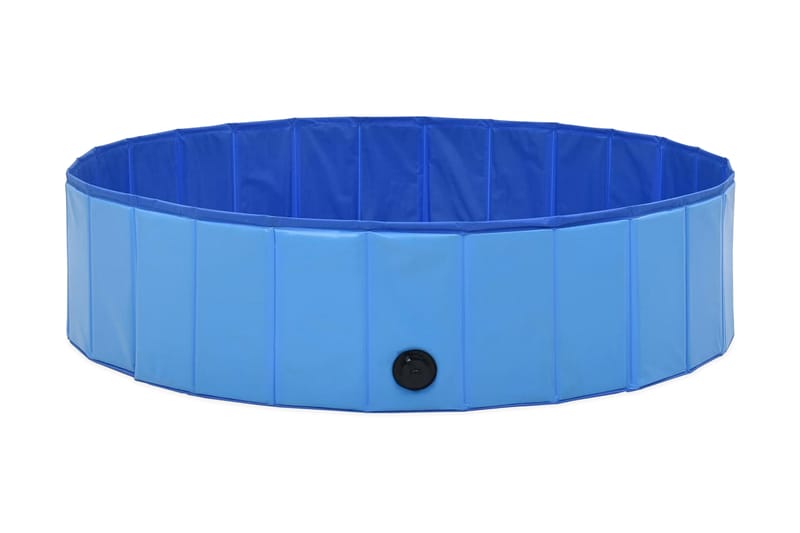 Sammenleggbart hundebasseng blå 120x30 cm PVC - Hagemøbler - Utegruppe - Spisegrupper hage