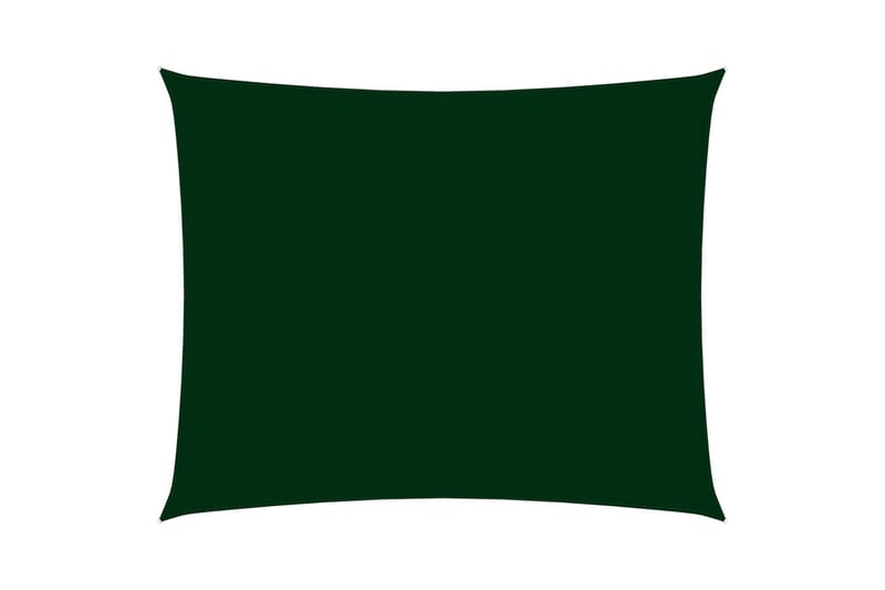 Solseil oxfordstoff rektangulær 3x4,5 m mørkegrønn - Grønn - Hagemøbler - Solbeskyttelse - Solseil