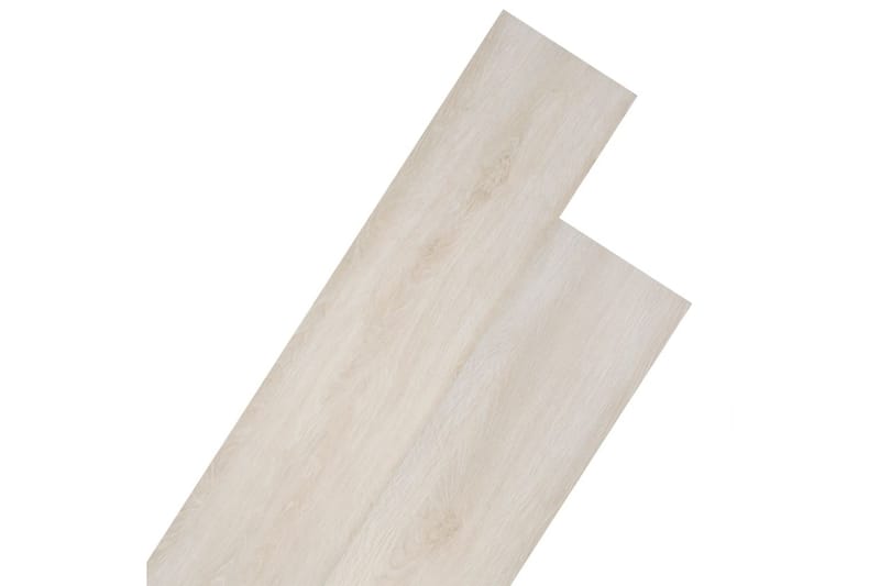 PVC gulvplanker 4,46 m² 3 mm klassisk hvit eik - Hus & oppussing - Bygg - Gulv, vegg & tak - Gulv - Gulvplater & plastplater