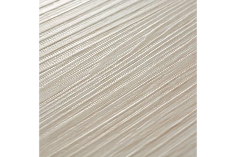 PVC gulvplanker 4,46 m² 3 mm klassisk hvit eik - Hus & oppussing - Bygg - Gulv, vegg & tak - Gulv - Vinylgulv & plastgulv