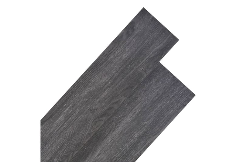 PVC gulvplanker 4,46 m² 3 mm svart - Hagemøbler - Balkong - Balkonggulv - Treheller & trefliser balkong