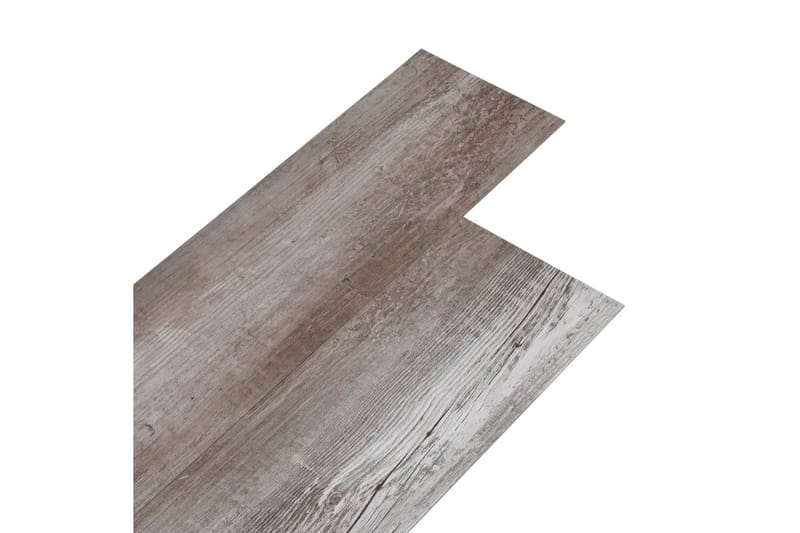 PVC-gulvplanker 5,02 m² 2 mm selvklebende matt tre brun - Hus & oppussing - Bygg - Gulv, vegg & tak - Gulv - Vinylgulv & plastgulv